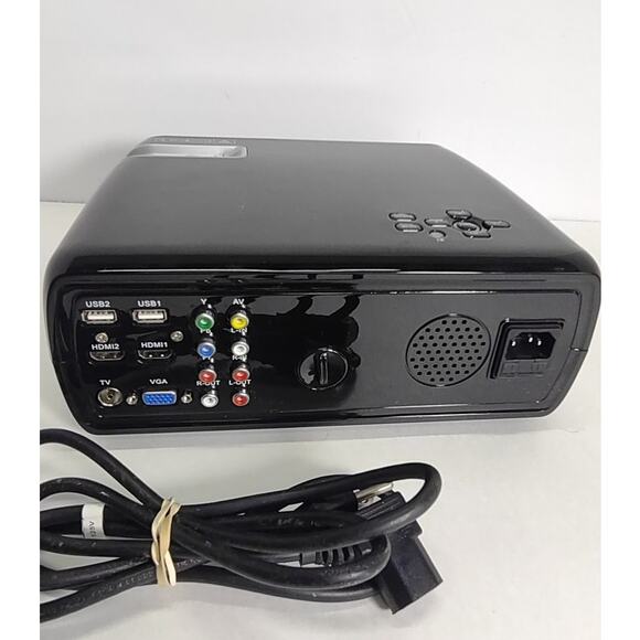 LCD Projector HDMI USB VGA TV Inputs Home Theater Cinema Game Movie - Picture 5 of 6